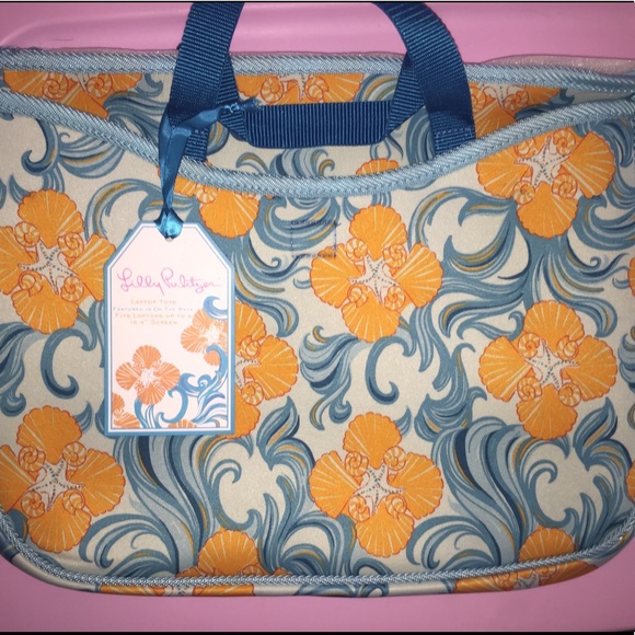 NEW Lilly Pulitzer Laptop tote bag 15 - Picture 4 of 7